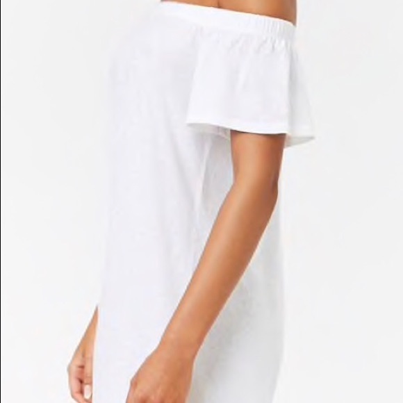 SOLD FOREVER 21 Off-Shoulder T-Shirt Dress - Picture 2 of 5